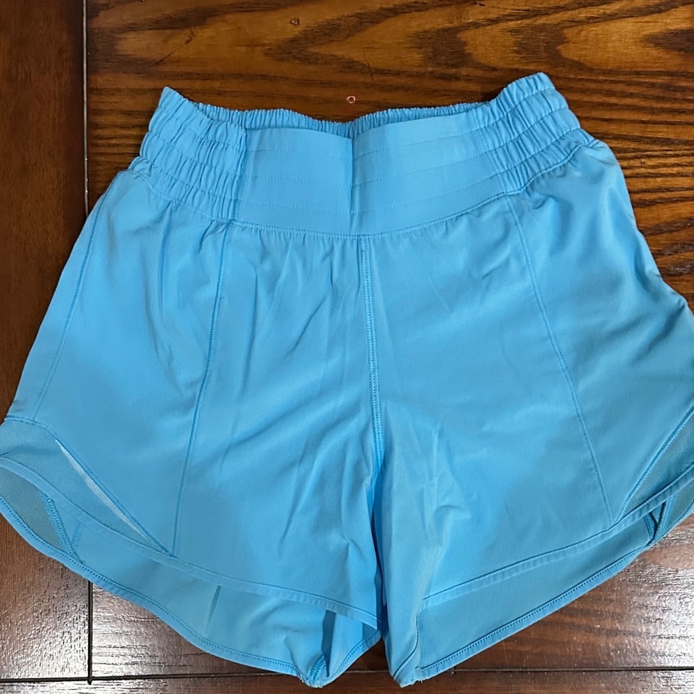 Women's Blue Athletic Shorts Lululemon